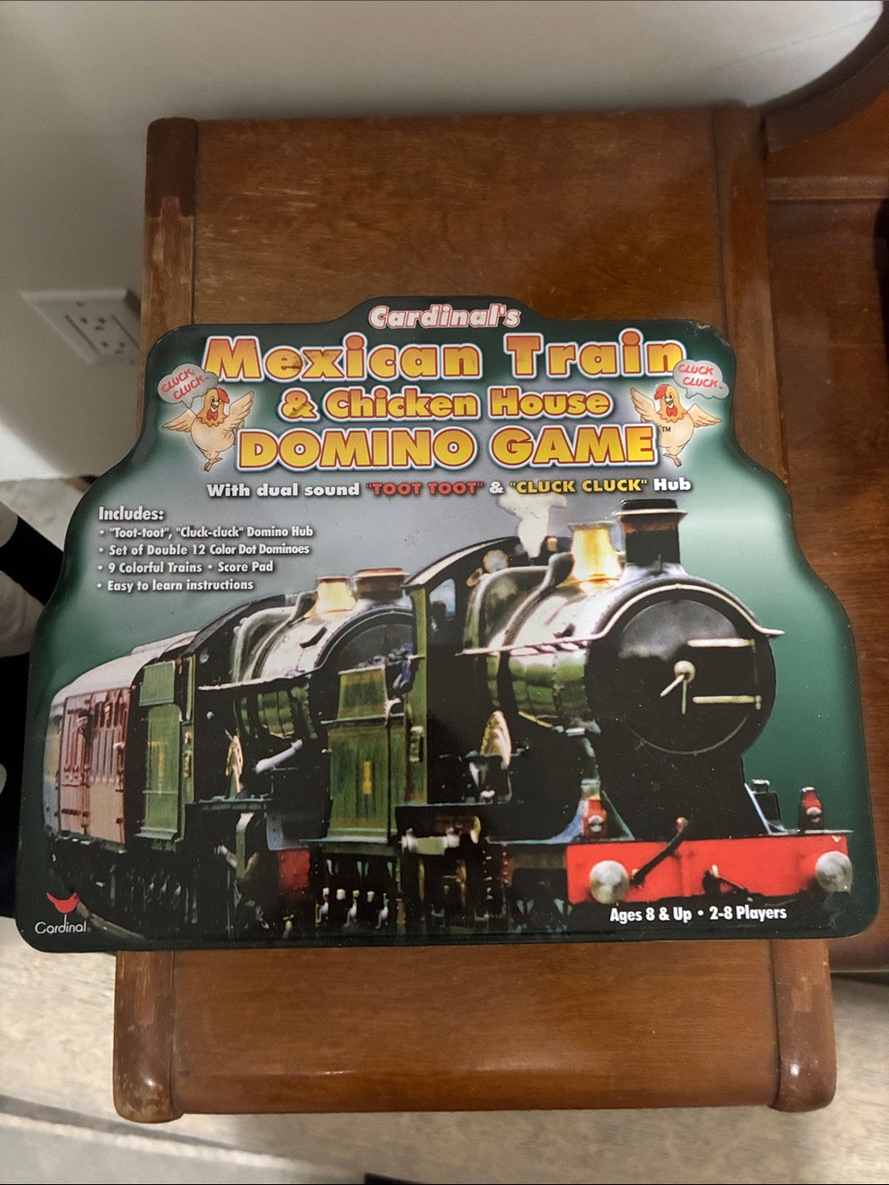 Mexican Train & Chicken House Domino Game - Green